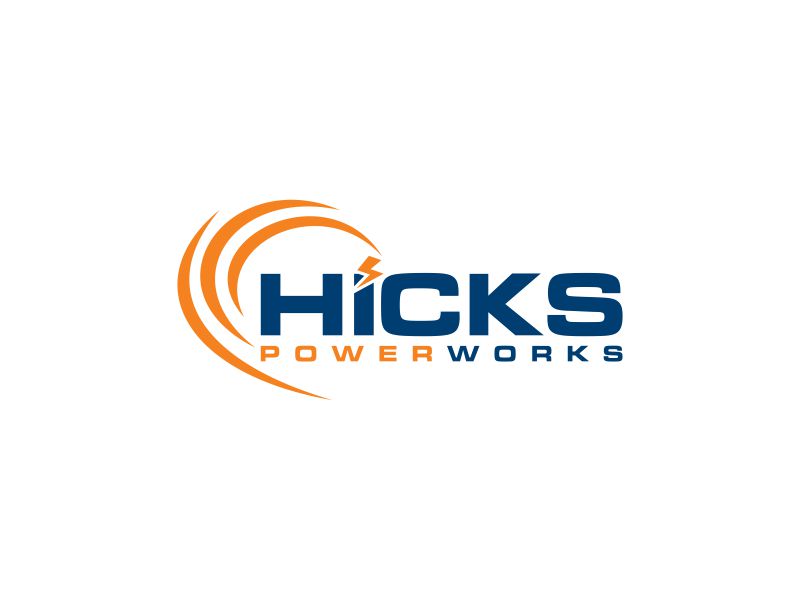 Hicks PowerWorks logo design by luckyprasetyo
