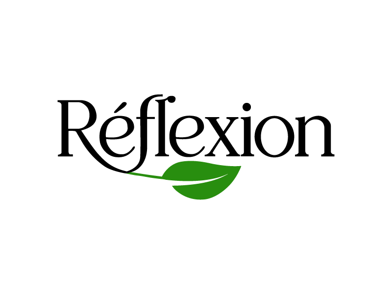 Réflexion logo design by Poki