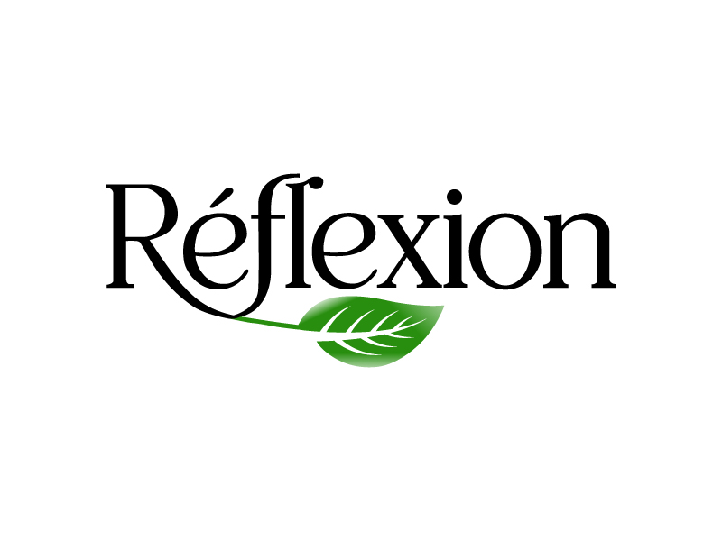 Réflexion logo design by Poki