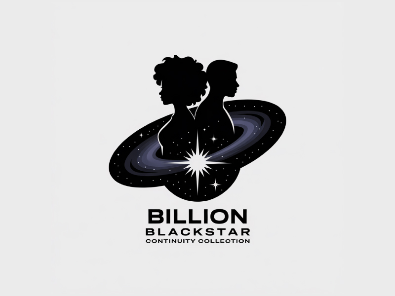 Billion Blackstar Continuity Collection logo design by Poki