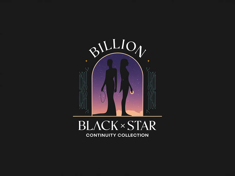 Billion Blackstar Continuity Collection logo design by IamSoya