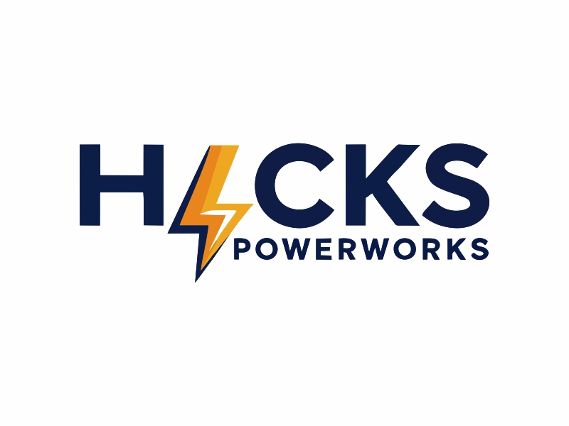 Hicks PowerWorks logo design by ruki