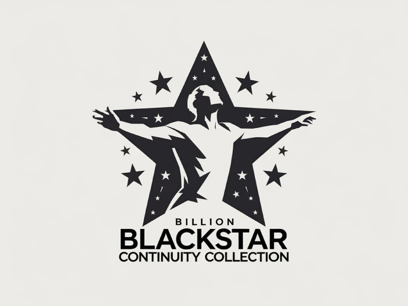 Billion Blackstar Continuity Collection logo design by pixalrahul