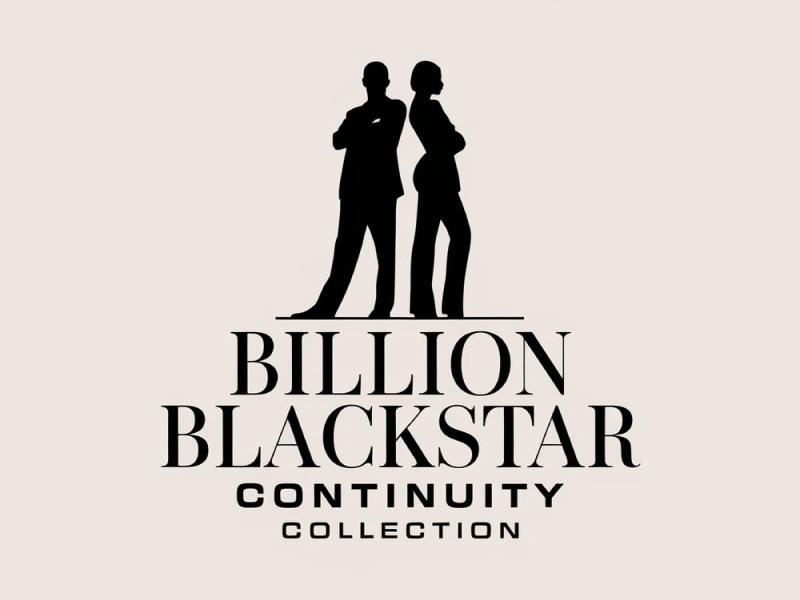 Billion Blackstar Continuity Collection logo design by pixalrahul