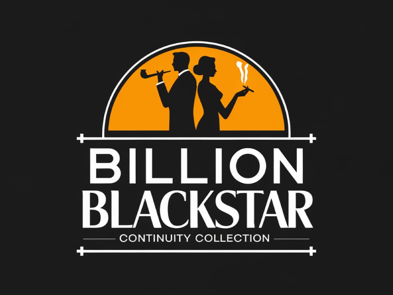 Billion Blackstar Continuity Collection logo design by pixalrahul