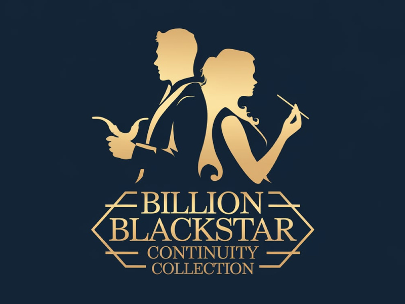 Billion Blackstar Continuity Collection logo design by pixalrahul