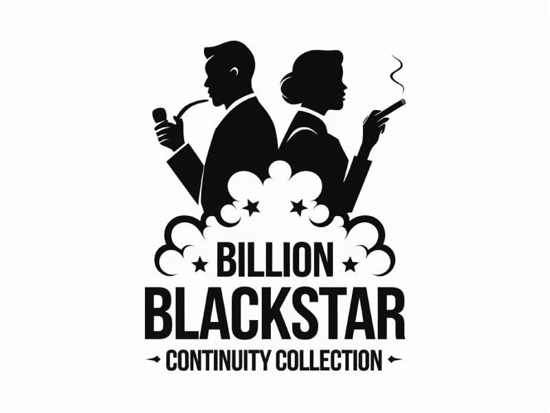Billion Blackstar Continuity Collection logo design by pixalrahul
