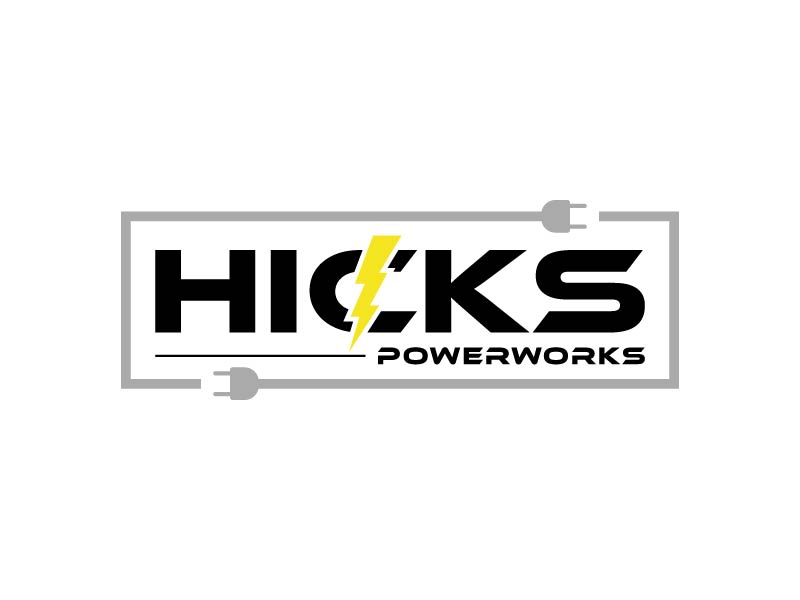 Hicks PowerWorks logo design by udinjamal