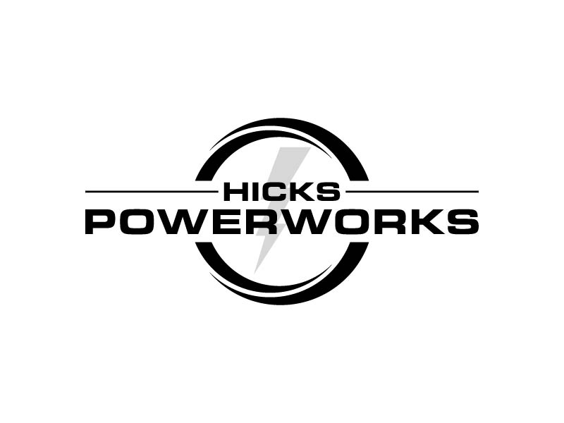 Hicks PowerWorks logo design by udinjamal