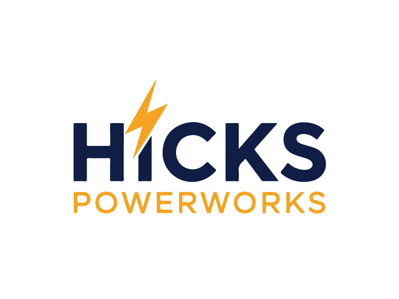 Hicks PowerWorks logo design by Sami Ur Rab