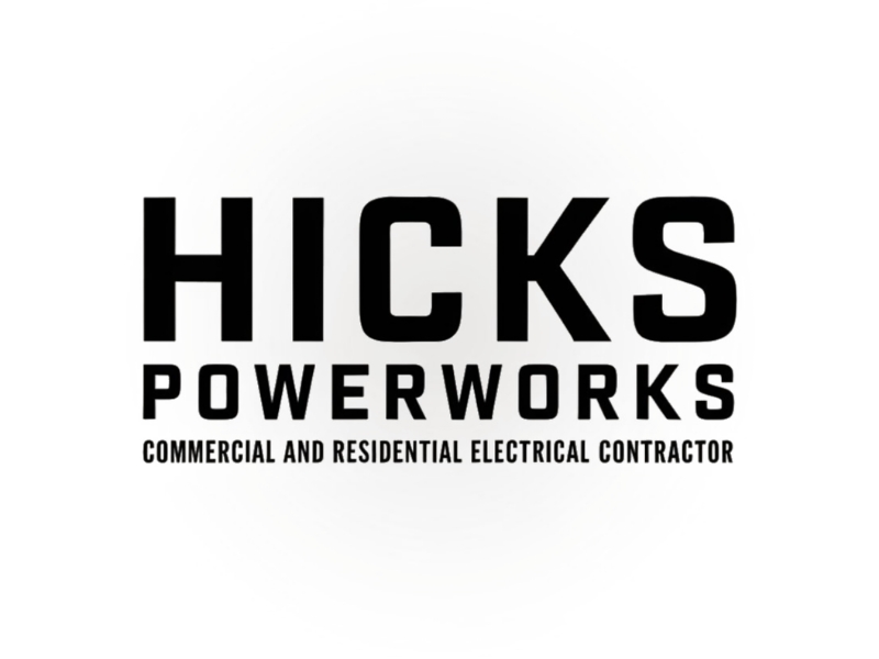Hicks PowerWorks logo design by Marena