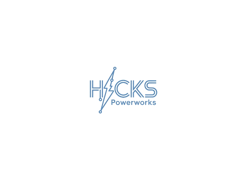 Hicks PowerWorks logo design by iffikhan