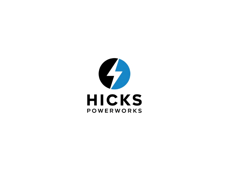 Hicks PowerWorks logo design by iffikhan