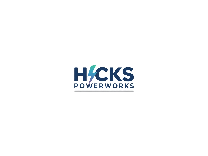 Hicks PowerWorks logo design by iffikhan