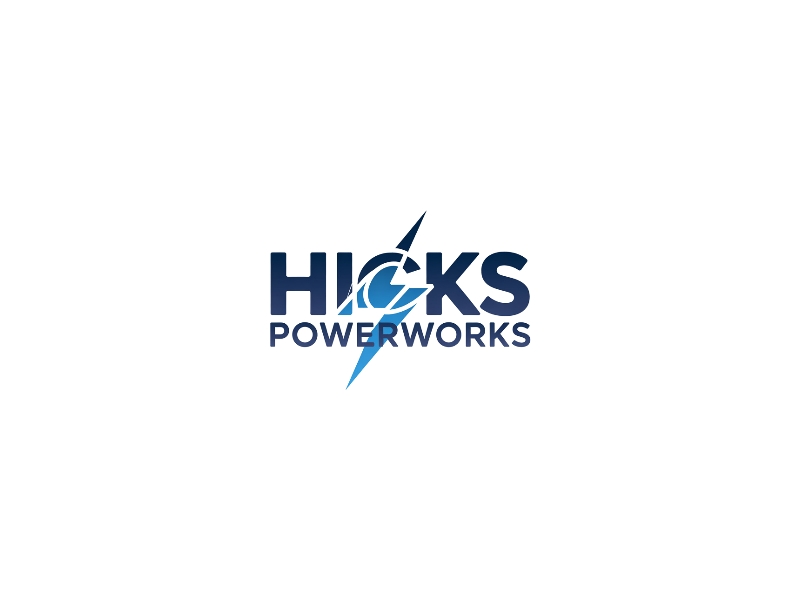 Hicks PowerWorks logo design by iffikhan