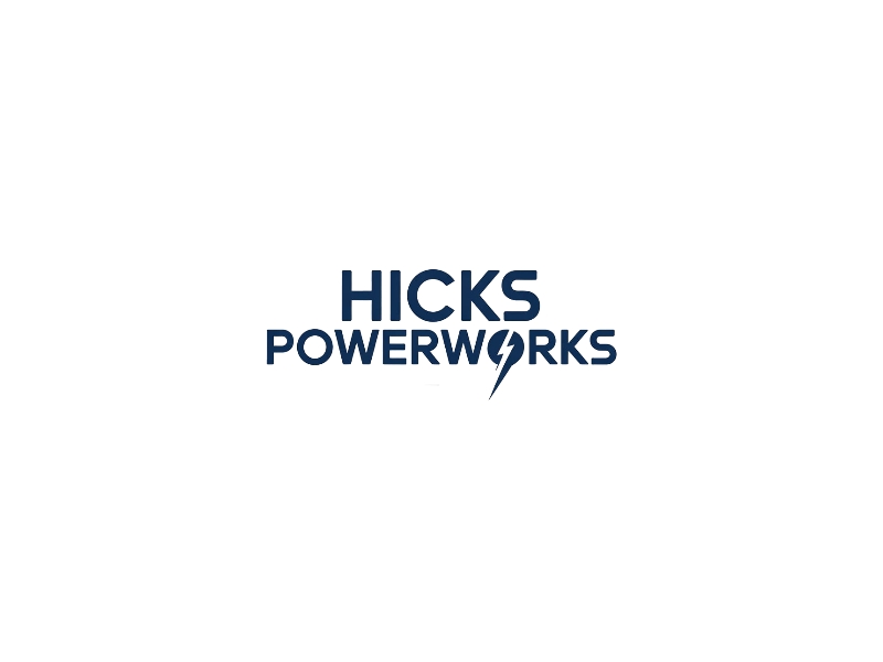 Hicks PowerWorks logo design by iffikhan