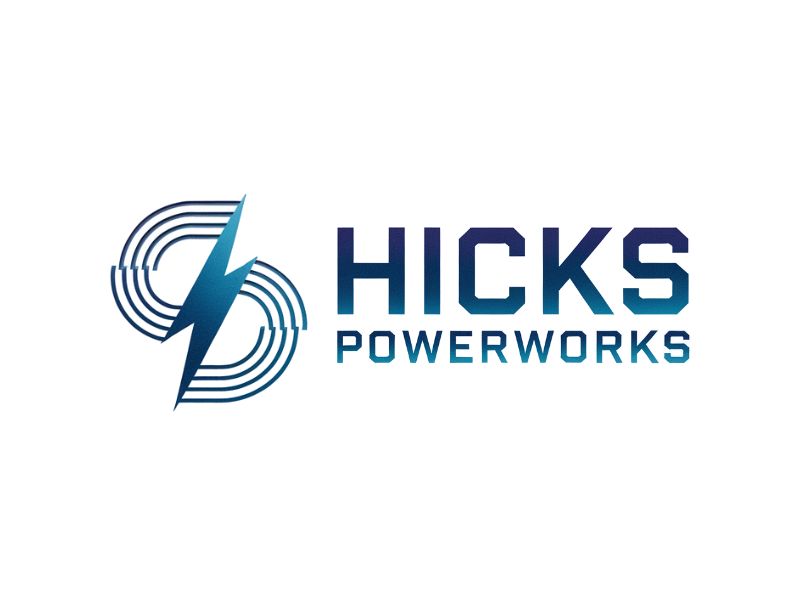 Hicks PowerWorks logo design by XenaArt