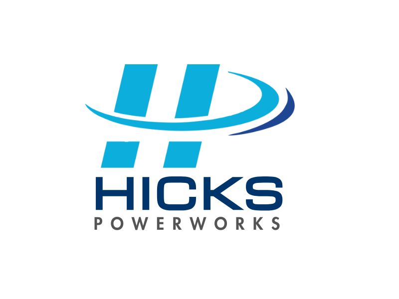 Hicks PowerWorks logo design by XenaArt