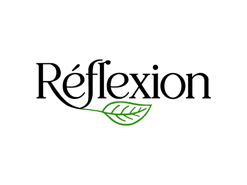 Réflexion logo design by Poki