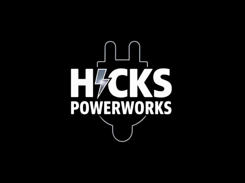 Hicks PowerWorks logo design by Michael Luutu