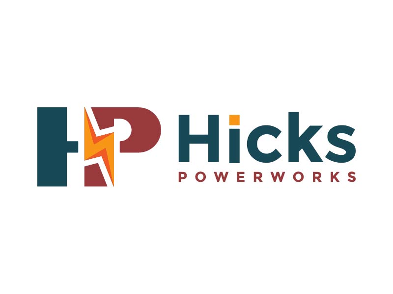 Hicks PowerWorks logo design by Osama Salem