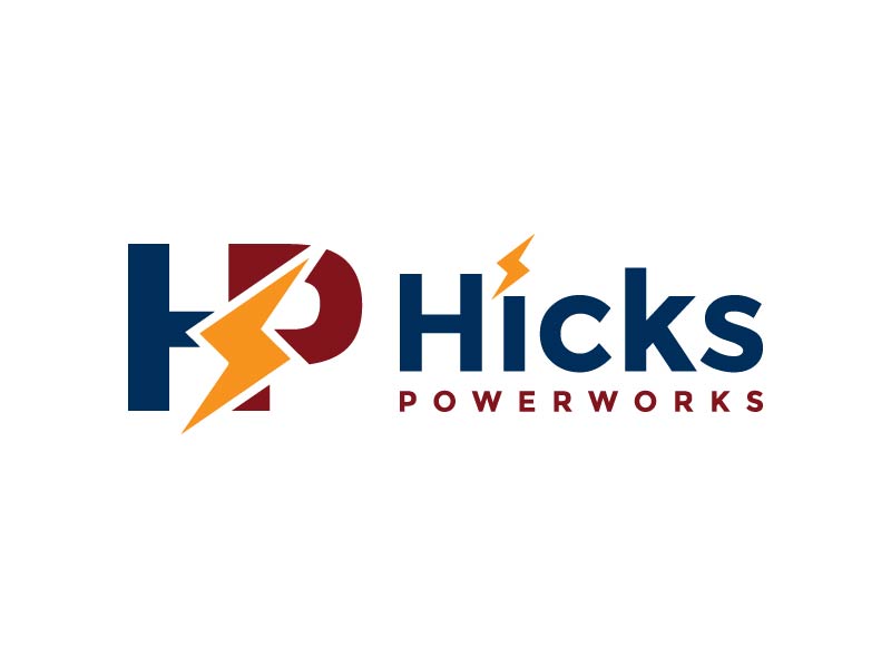 Hicks PowerWorks logo design by Osama Salem