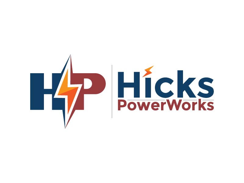 Hicks PowerWorks logo design by Osama Salem