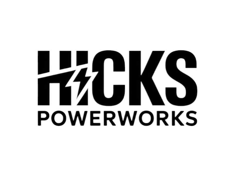 Hicks PowerWorks logo design by salim