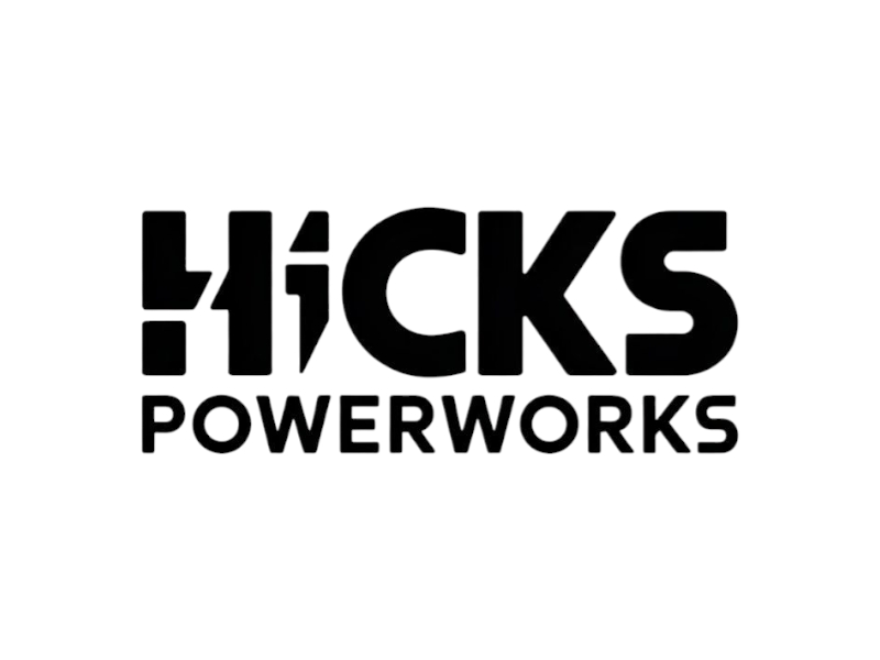 Hicks PowerWorks logo design by salim