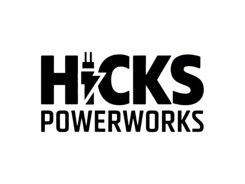 Hicks PowerWorks logo design by salim