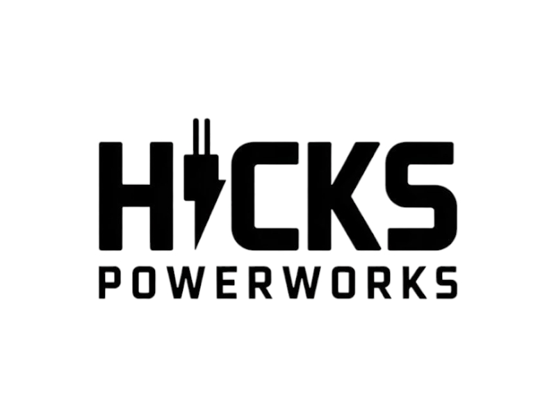 Hicks PowerWorks logo design by salim