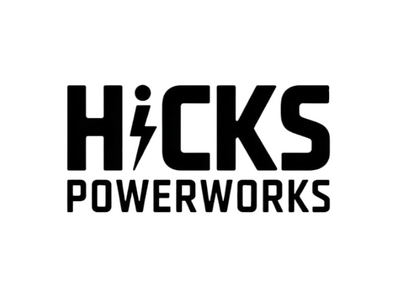 Hicks PowerWorks logo design by salim