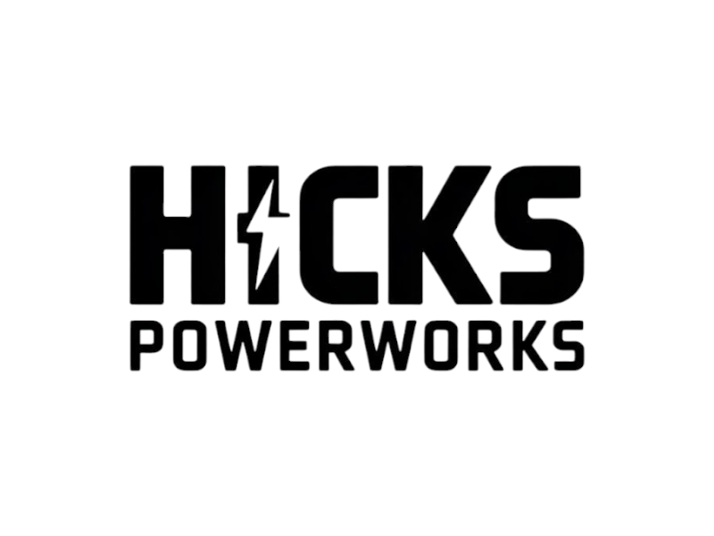 Hicks PowerWorks logo design by salim