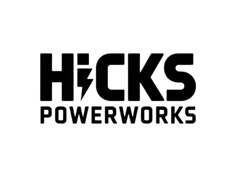 Hicks PowerWorks logo design by salim