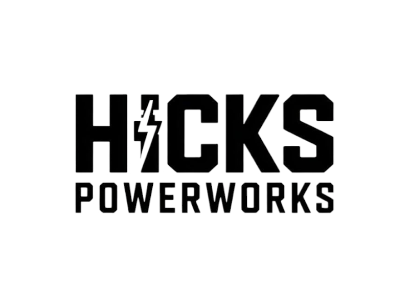 Hicks PowerWorks logo design by salim
