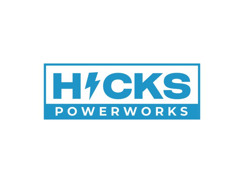 Hicks PowerWorks logo design by ATTACK