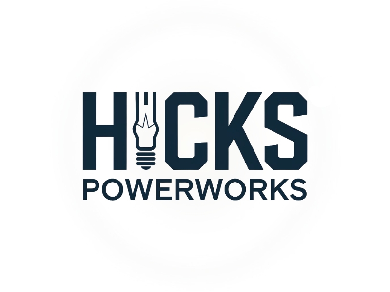 Hicks PowerWorks logo design by Charii