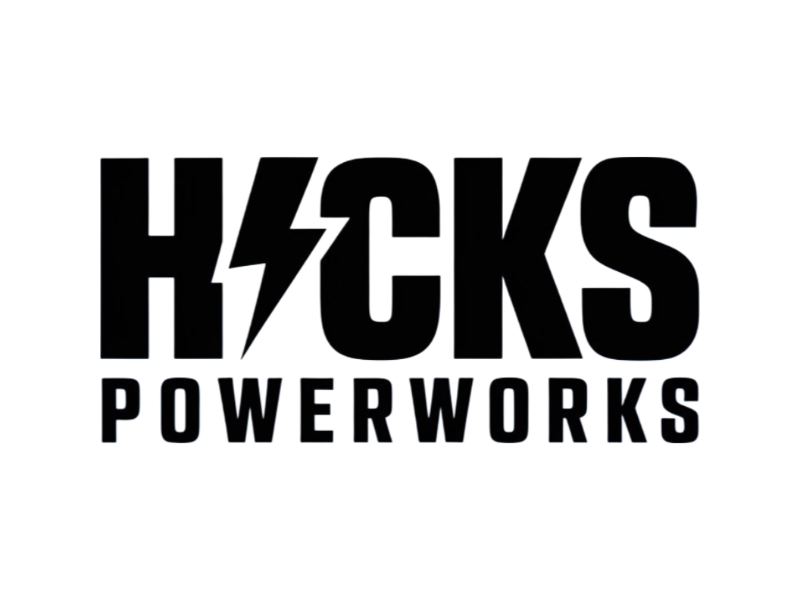 Hicks PowerWorks logo design by Charii