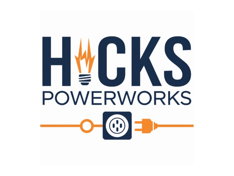 Hicks PowerWorks logo design by Charii