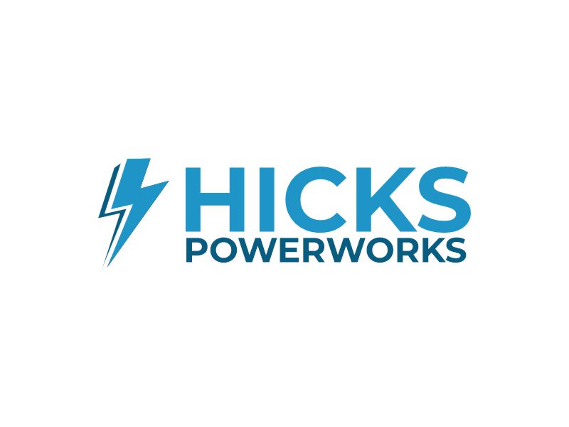 Hicks PowerWorks logo design by ATTACK