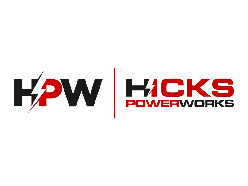 Hicks PowerWorks logo design by yunda