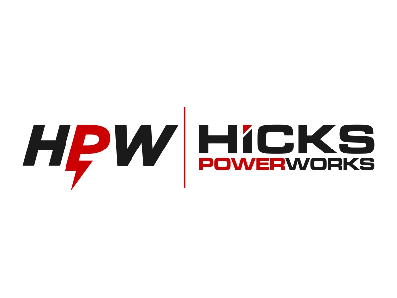 Hicks PowerWorks logo design by yunda