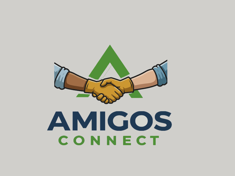 Amigos Connect logo design by mjmdesigns