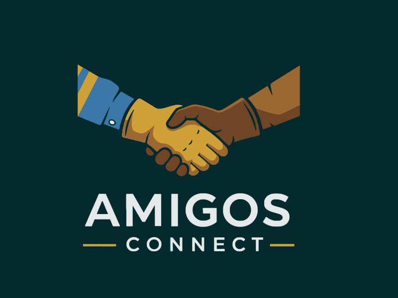 Amigos Connect logo design by mjmdesigns