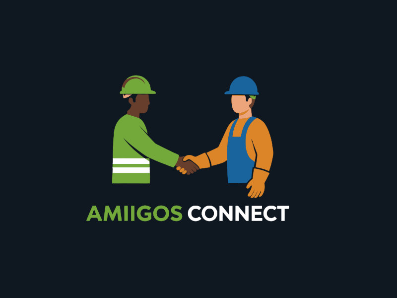 Amigos Connect logo design by mjmdesigns