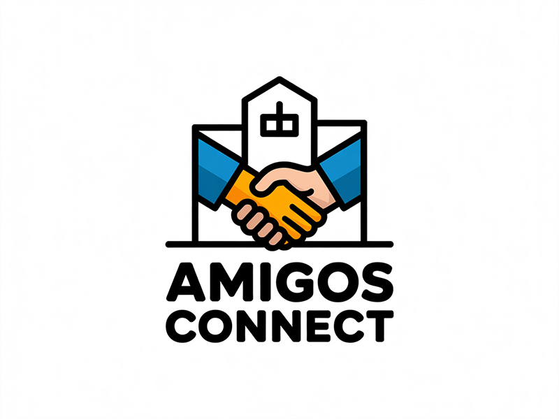 Amigos Connect logo design by IamSoya