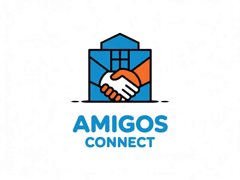Amigos Connect logo design by IamSoya