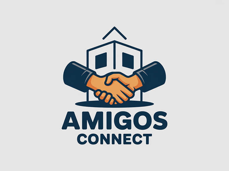 Amigos Connect logo design by IamSoya