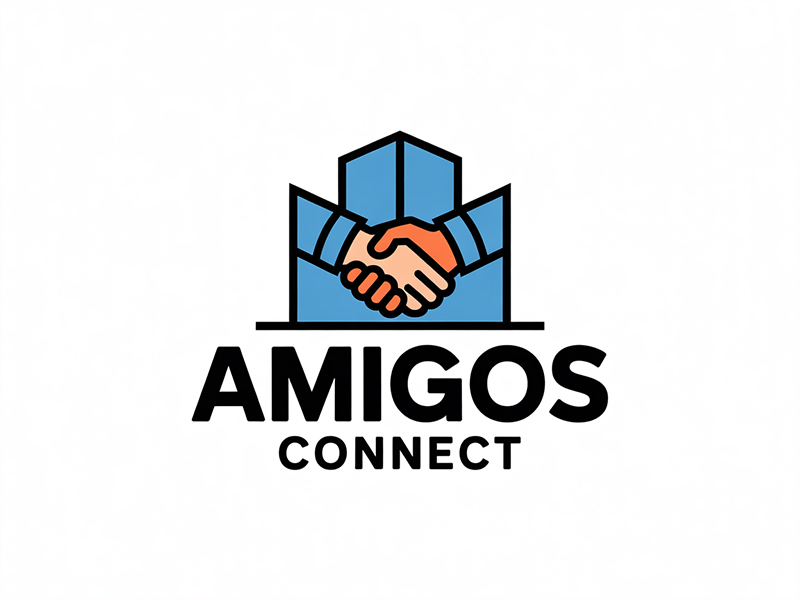 Amigos Connect logo design by IamSoya