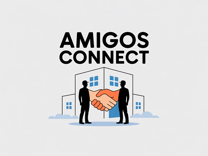 Amigos Connect logo design by IamSoya
